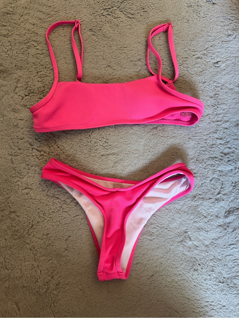 Hot Pink Bikini Set - Two Piece Swim